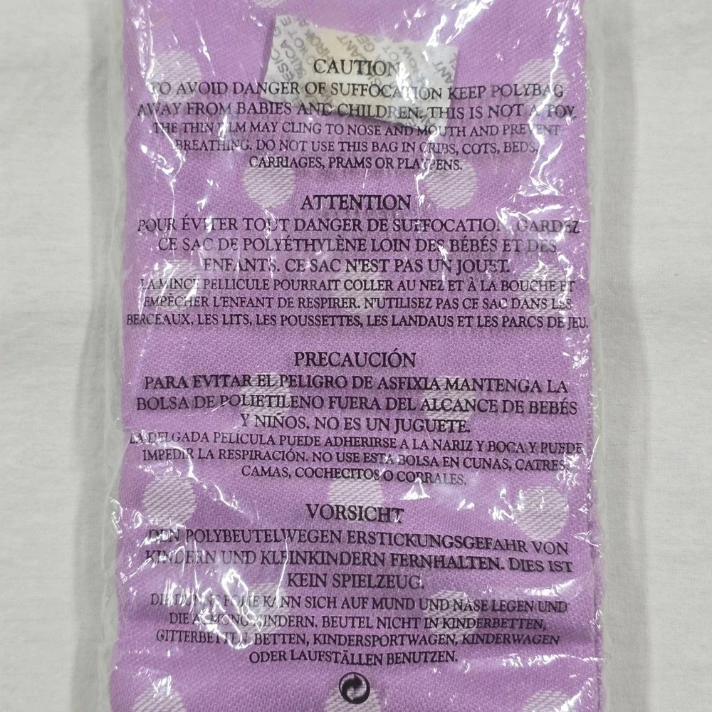 NEW Pampered Chef Dots Kitchen Towels Set of 2 Green & Lavender 2979